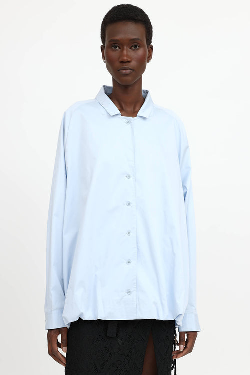 Tibi Bubble Hem Shirt
