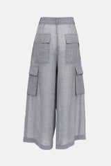 Tibi Semi-Sheer Cargo Trousers
