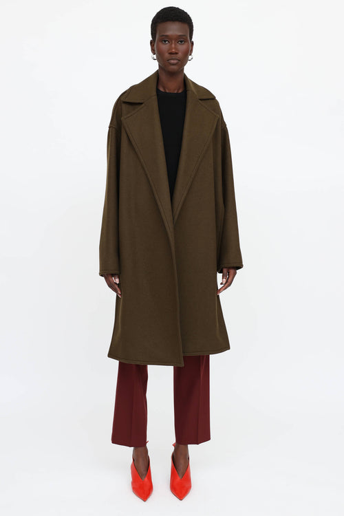 Celine Pre Fall 2015 Side Slit Coat