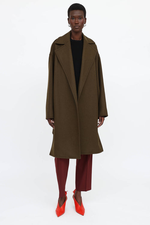 Celine Pre Fall 2015 Side Slit Coat
