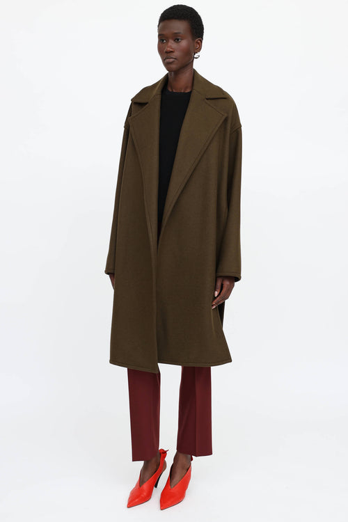 Celine Pre Fall 2015 Side Slit Coat