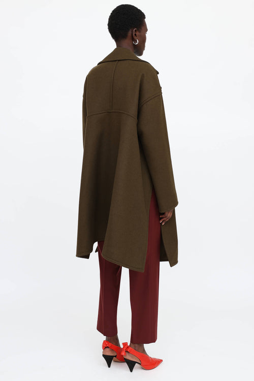 Celine Pre Fall 2015 Side Slit Coat