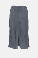 Tibi Crush Slip Midi Skirt