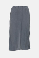 Tibi Crush Slip Midi Skirt