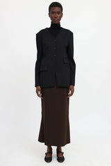 Tibi Collarless Blazer
