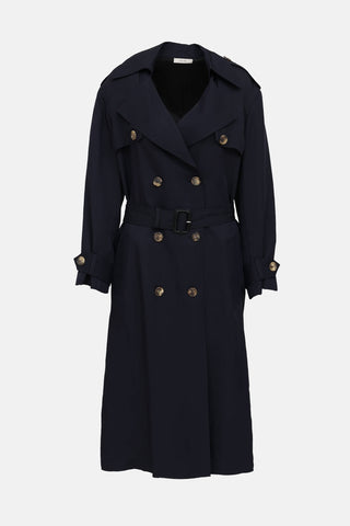 Celine Double Breasted Trench Coat