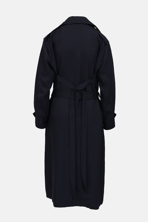 Celine Double Breasted Trench Coat