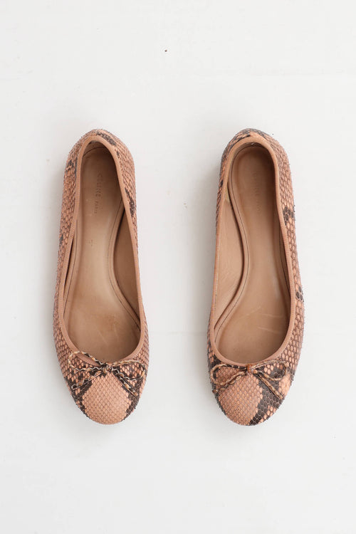 Embossed Ballet Flat