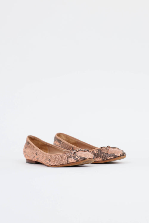 Embossed Ballet Flat