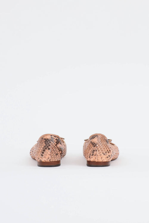 Embossed Ballet Flat