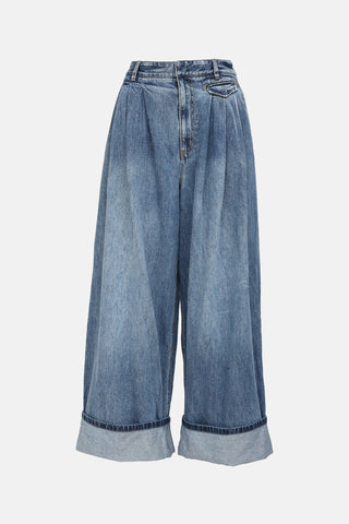 Tibi Spring Pleated Jeans