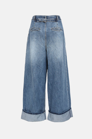 Tibi Spring Pleated Jeans