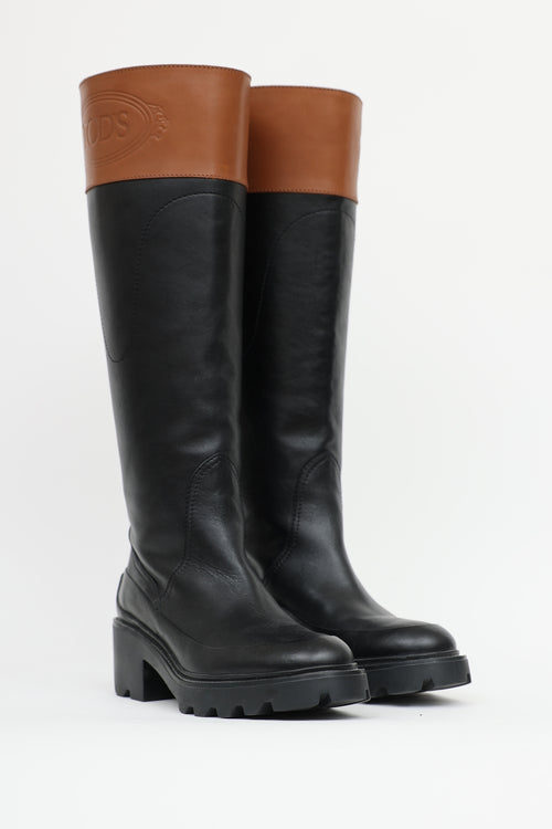 Tod's Wagon Knee High Boot