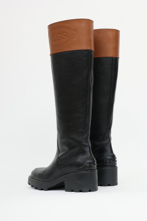 Tod's Wagon Knee High Boot