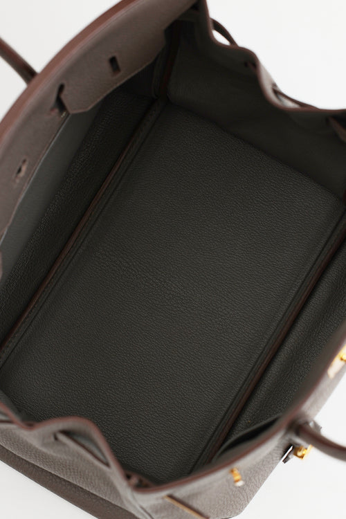 Hermès 2012 Etain Clemence Birkin 35 Bag