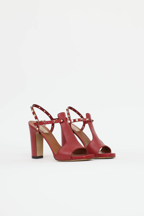 Valentino Rockstud Block Heel
