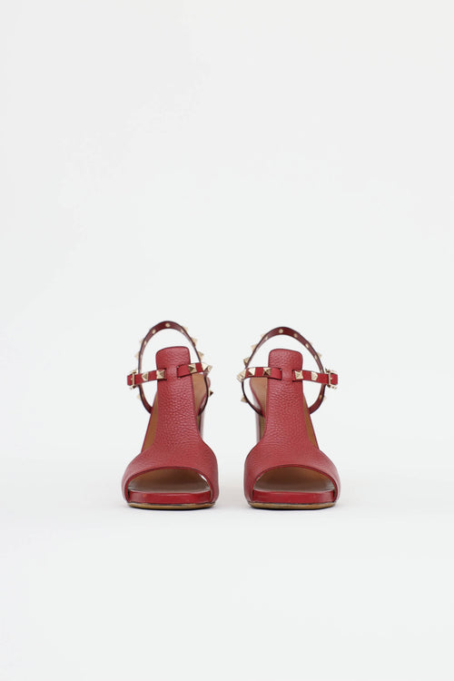 Valentino Rockstud Block Heel