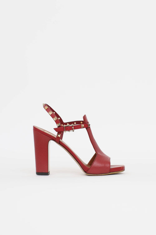 Valentino Rockstud Block Heel