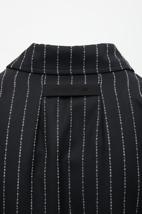 1017 Alyx 9SM Logo Stripe Shirt Jacket