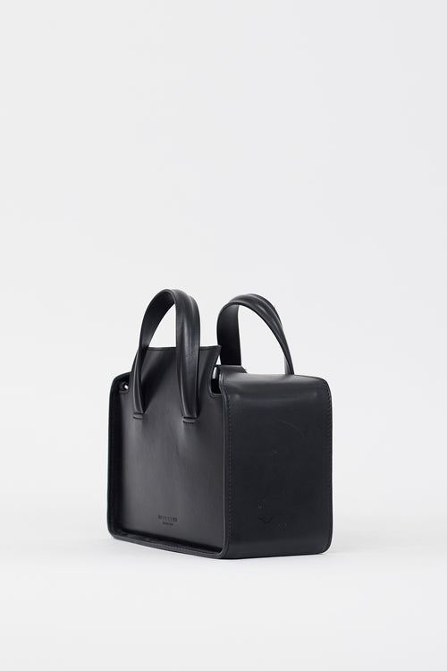 1017 Alyx 9sm Black Small Leather Tote Bag