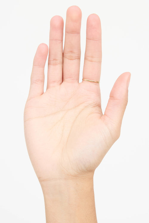 Fine Jewelry 10K Yellow Gold Zircon Diamond Ring