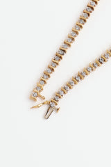 Fine Jewelry 10K Yellow Gold Diamond Tennis Bracelet