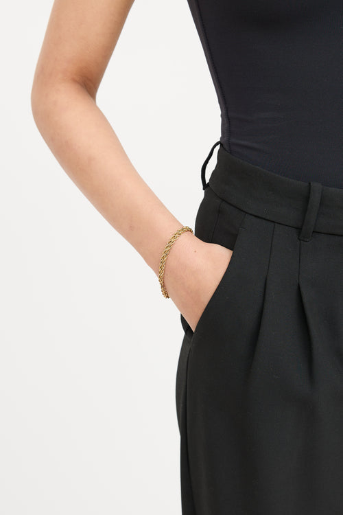 Fine Jewelry 10K Yellow Gold Braided Rope Bracelet