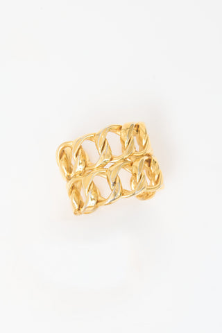 Carole Tanenbaum Vintage for VSP Chanel 1986 Chain Cuff Bracelet