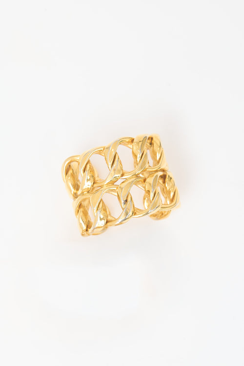 Carole Tanenbaum Vintage for VSP Chanel 1986 Chain Cuff Bracelet