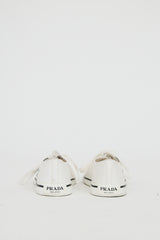 Prada White & Black Continuation Sneaker