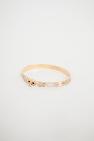 18K Rose Gold Kelly Large Diamond Bracelet