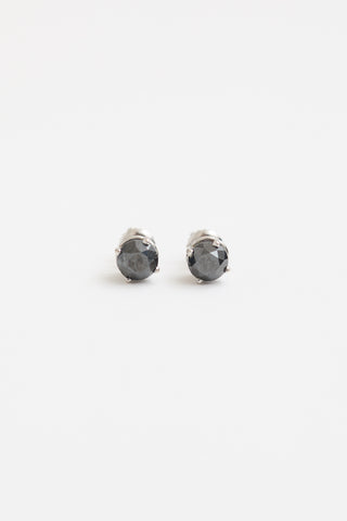 Fine Jewelry 14K White Gold Diamond Stud Earrings