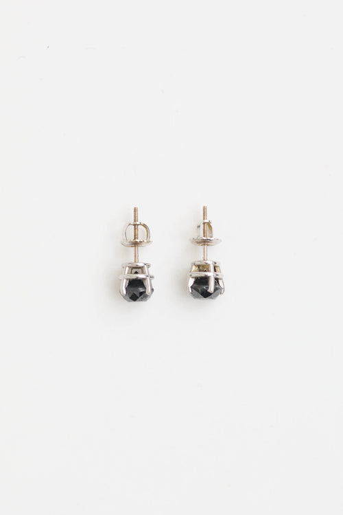 Fine Jewelry 14K White Gold Diamond Stud Earrings