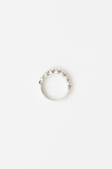 Fine Jewelry 14K White Gold and Diamond Half Eternity Ring