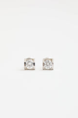 Fine Jewelry 14K White Gold Diamond Stud Earrings