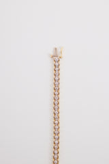 Fine Jewelry 14K Yellow Gold & Diamond Tennis Bracelet