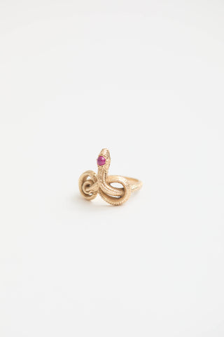 Fine Jewelry 14K Yellow Gold Ruby Tangled Ring