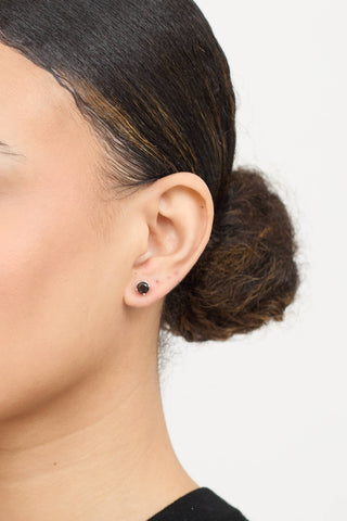 Fine Jewelry 14K White Gold Diamond Stud Earrings