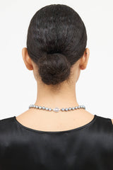 Fine Jewelry 14K White Gold Tahitian Pearl Necklace