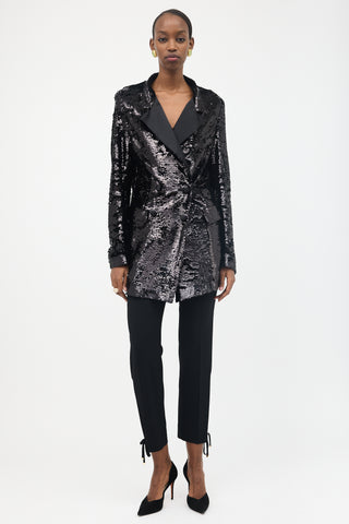 16Arlington Sequin Tuxedo Blazer