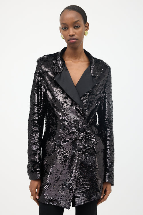 16Arlington Sequin Tuxedo Blazer