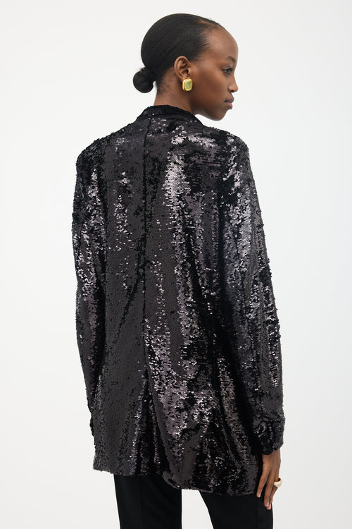 16Arlington Sequin Tuxedo Blazer