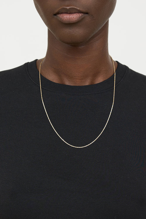 Fine Jewelry18K Yellow Gold Adjustable 2-Tone Necklace