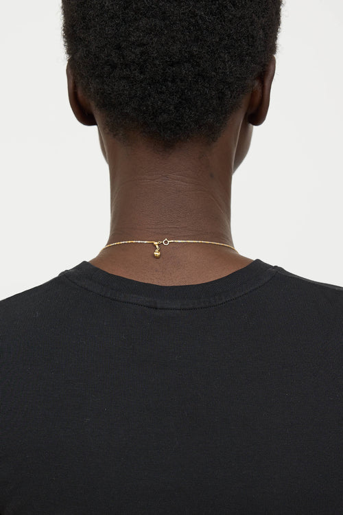 Fine Jewelry18K Yellow Gold Adjustable 2-Tone Necklace