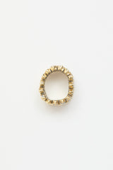 Fine Jewelry 18K Yellow Gold and Diamond Flexible Ring