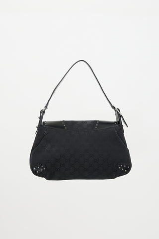 Gucci GG Monogram Studded Flap Bag