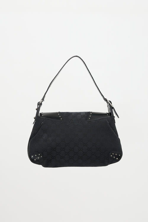 Gucci GG Monogram Studded Flap Bag