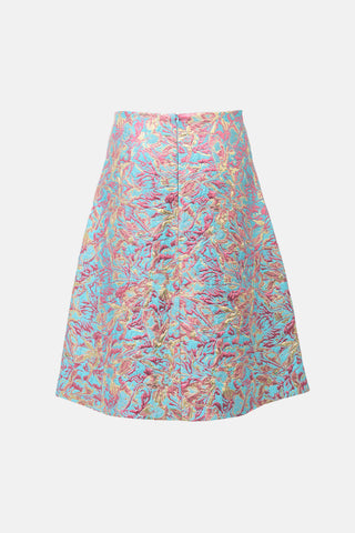 Dries Van Noten Metallic Brocade Skirt