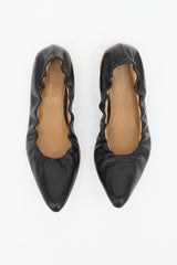 Dries Van Noten Leather Pointed Ballet Flat