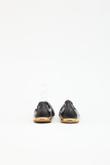 Dries Van Noten Leather Pointed Ballet Flat